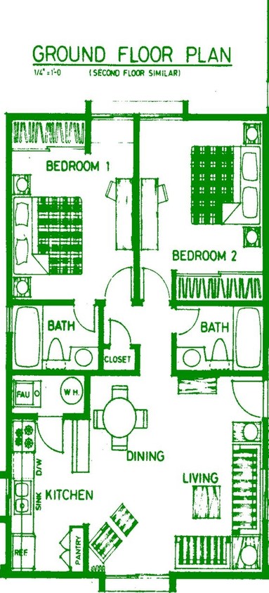 2HAB/2BA - Parkwood Apartments