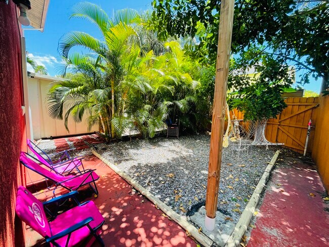 Private backyard - 13100 Boca Ciega Ave