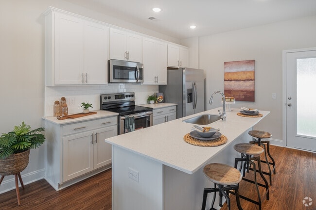 2BR, 2.5BA - 1,224SF - Kitchen - Pinewind at Liberty Hall