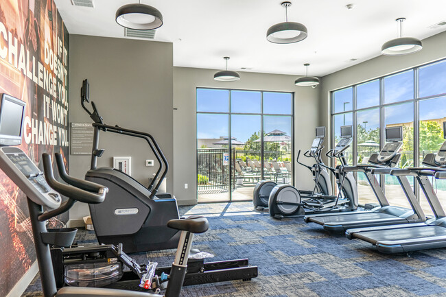 Gimnasio y sala de ejercicios - The Falls at Pike Creek Apartments