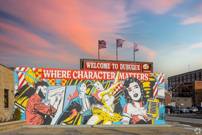 Explore the murals in Dubuque.