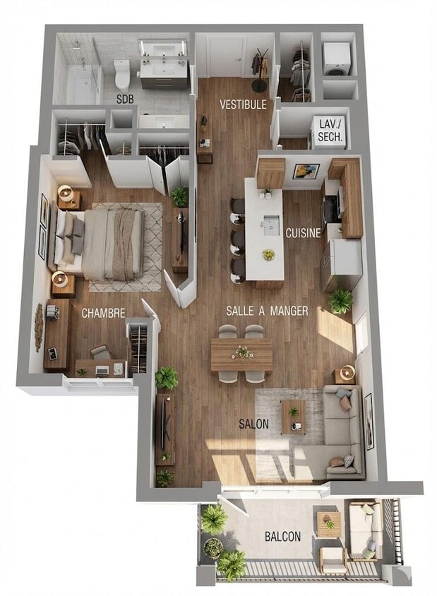 Floorplan - 1845 des Cèdres