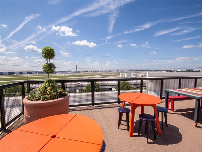 Roof Top Observation Deck with Lounge Area. - The Atlantic Aerotropolis