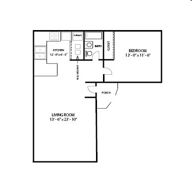 1HAB/1BA - Cottages of Spring Lake Park - 55+