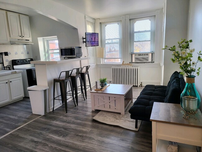 Living Room, Island and Kitchen - 1909 2nd St NW