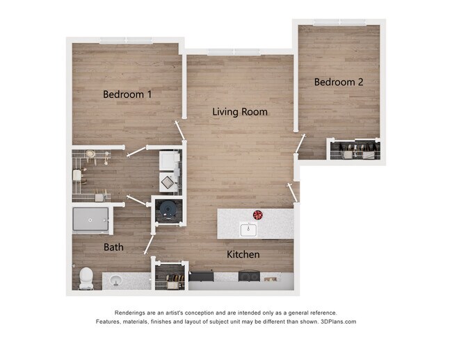 Plano de planta - Residences at Victory Hills