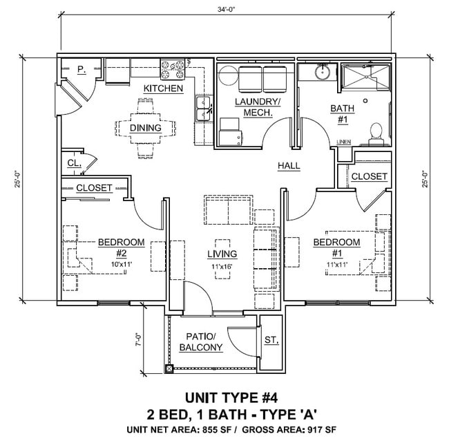 Plano de planta - Carmany Place
