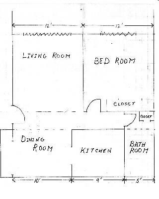 Plano de planta - Walnut Acres Apartments