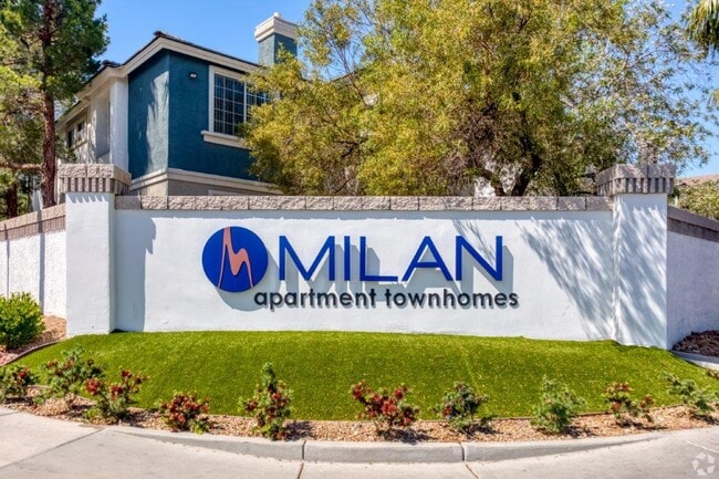 Monument Sign - Milan Apartment Townhomes