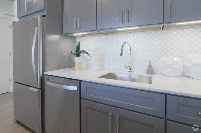 1 BR, 1 BA - Kitchen - Four50 Residences