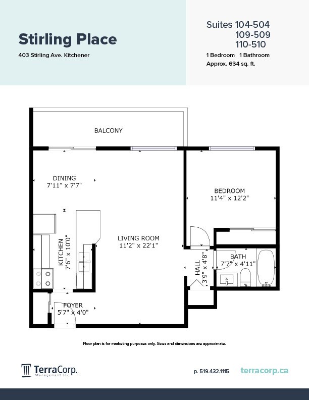 Plan d'étage - Stirling Place