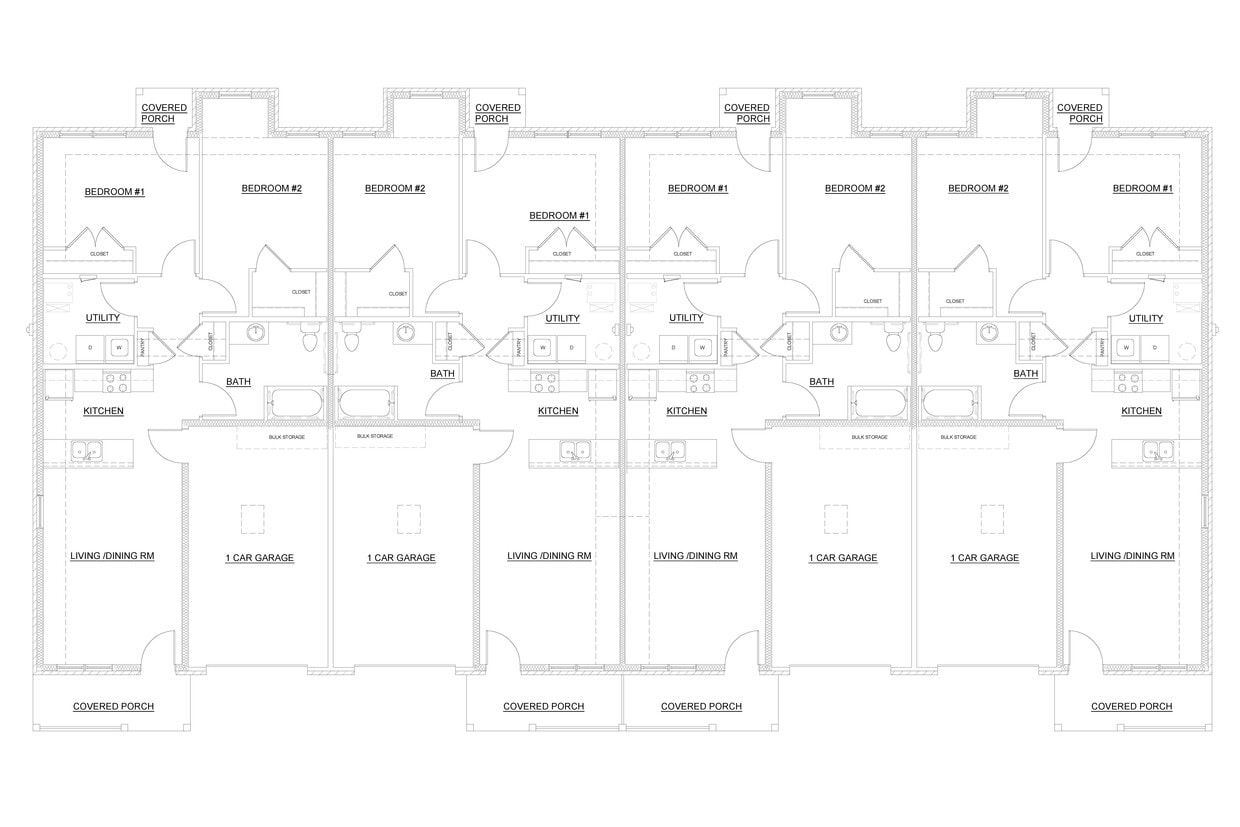 2 Bedroom Quad Plex - Avalon at Morris
