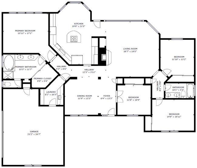Foto del edificio - "Charming 4-Bed Oasis in Belton with Granite Touches & Cozy Fireplace!"