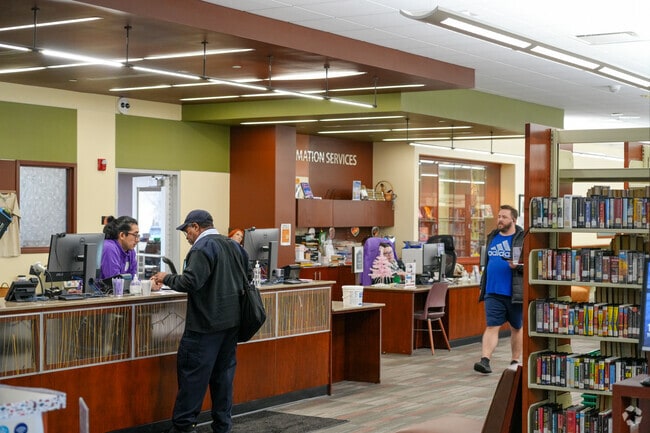 Check out your favorite book at the Glenwood Lynwood Public Library.