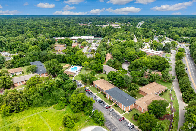 Community Aerial - Conway Garden Apartments