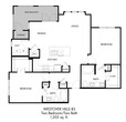 2BR 2BA (1205 SF)