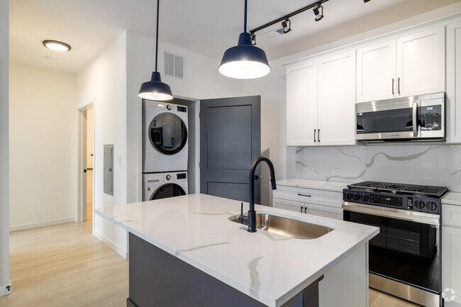 Kitchen/Laundry - The Belvedere Apartments