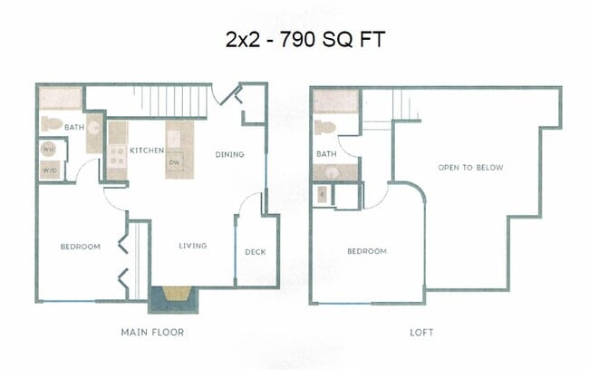 2x2 - 790 SQ FT - Astral Apartments
