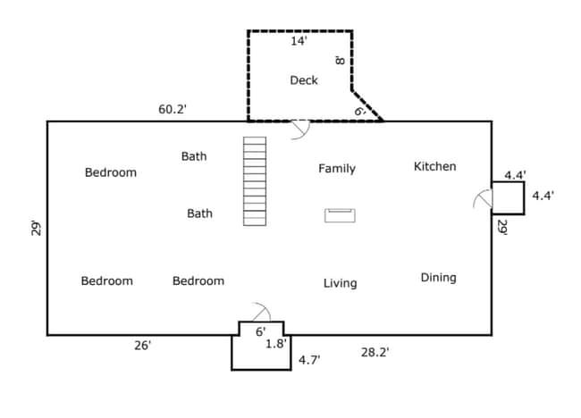 for rent (W/D) included - 421 Constitution Dr