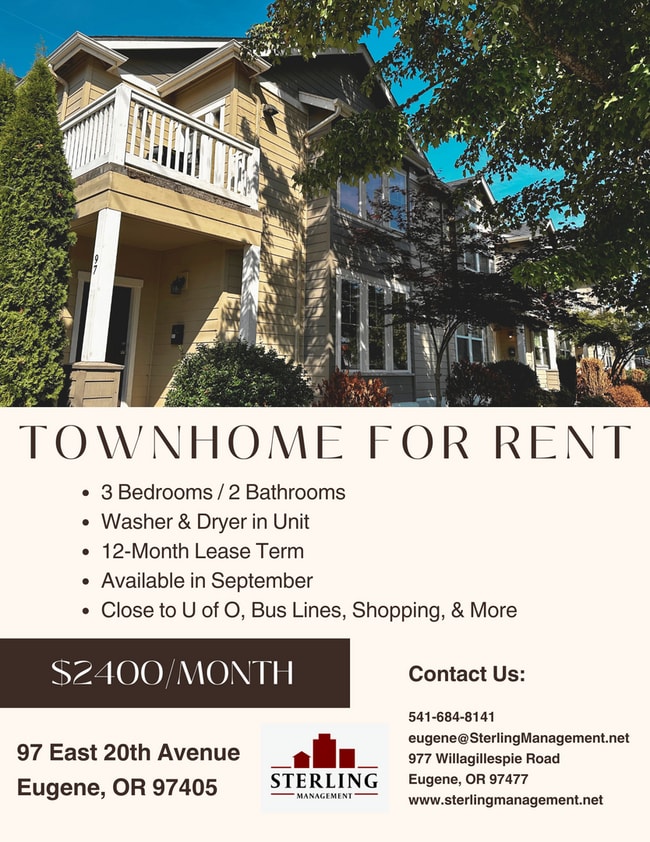 Building Photo - (MUS) Large 3 Bed/2 Bath Town Home