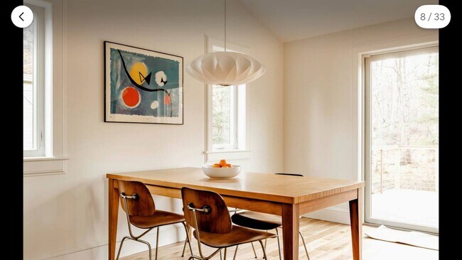 Dining area - 1017 Creek Locks Rd