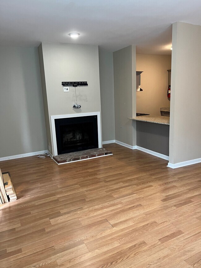 Living Area with Fireplace - 122 Maximillian St