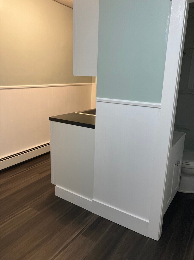 New vinyl plank flooring in kitchen and bathroom. Hi - 662 2nd St