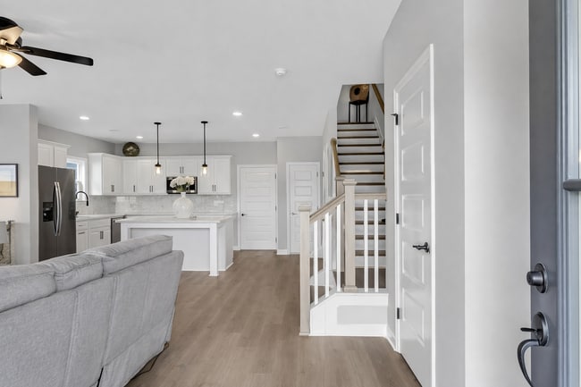 Scan of open concept main floor kitchen/living - 422 Kinnard Pvt Dr