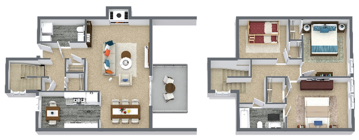 Primary Photo - RENOVATED 3 Bedroom 1.5 Bath Townhome W/ W...