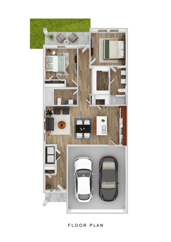 Floorplan - Villas on Ware (Central Leasing)