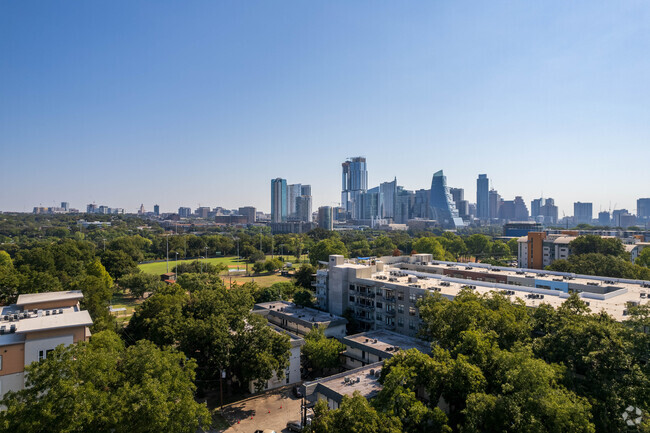 Aerial Photo - Barton Springs Apartments