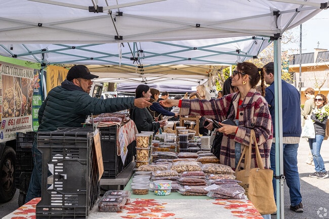 Dried fruit, nuts and more are available at Venice Farmer's Market.