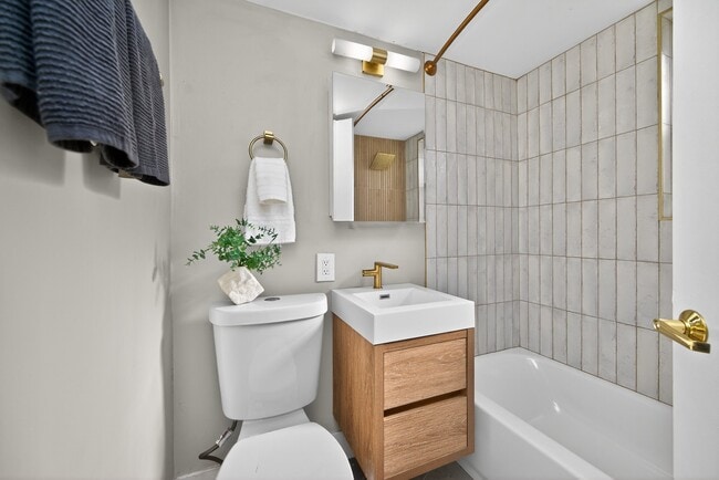 Studio Plus Bathroom - The Flats at Wasson Way