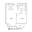 1 Bed / 1 Bath - 802 S.F. HC