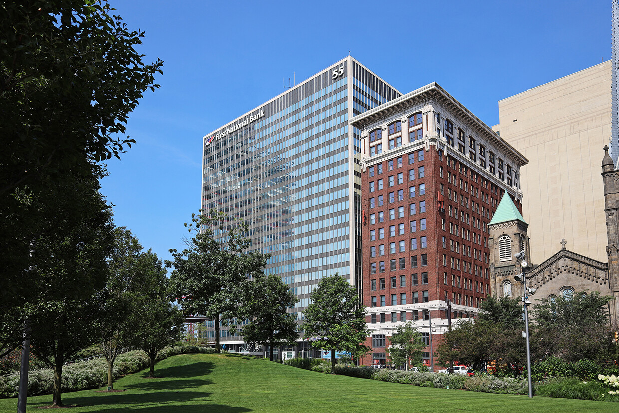 View of Residences at 55 from Public Square - Residences at 55