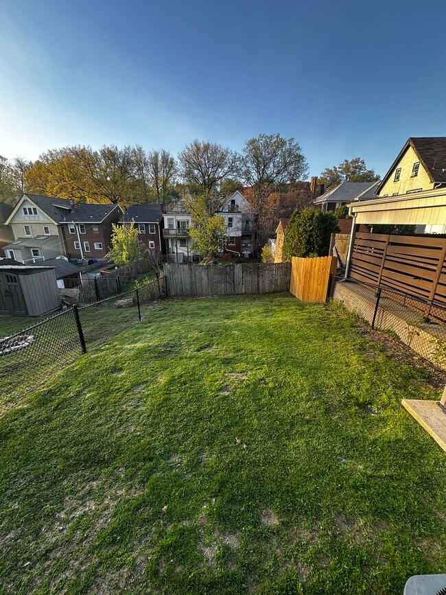 back yard - 6361 Waldron St