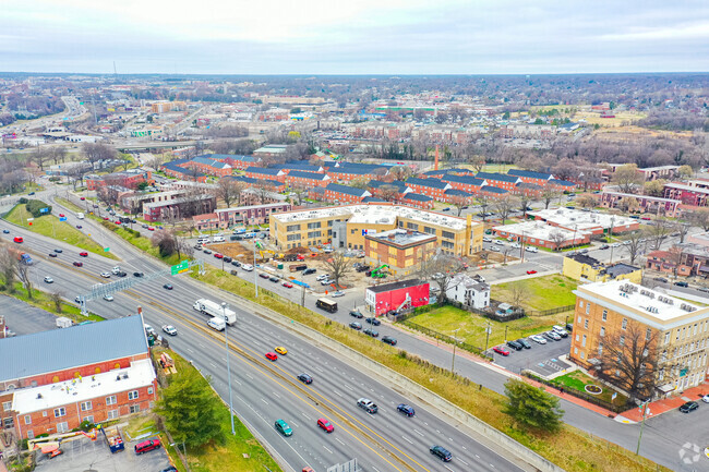 Aerial Photo - Baker Senior Apartments