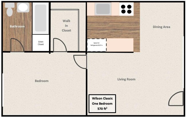 Floor plan - 1916 E Wilson Ave