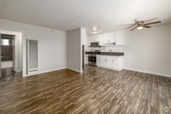 1 dormitorio, 1 baño - 555 pies cuadrados - Unidad 29 - The Hamilton Apartments