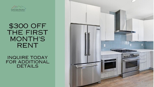 $5,740.95, $300 off the first month's rent, 4 Beds - 5 Bath, Townhouse in Denver with Office! - $5,740.95, $300 off the first month's rent, 4 Beds - 5 Bath, Townhouse in Denver with Office!