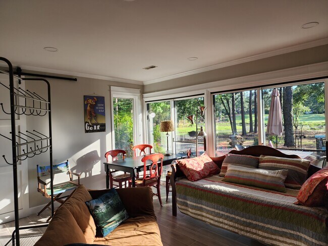 view when curtains pulled back - 63 Juniper Creek Blvd
