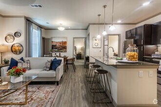 Living Room, Dining Room, Kitchen, and Built-In Desk - Oakwood Crossing