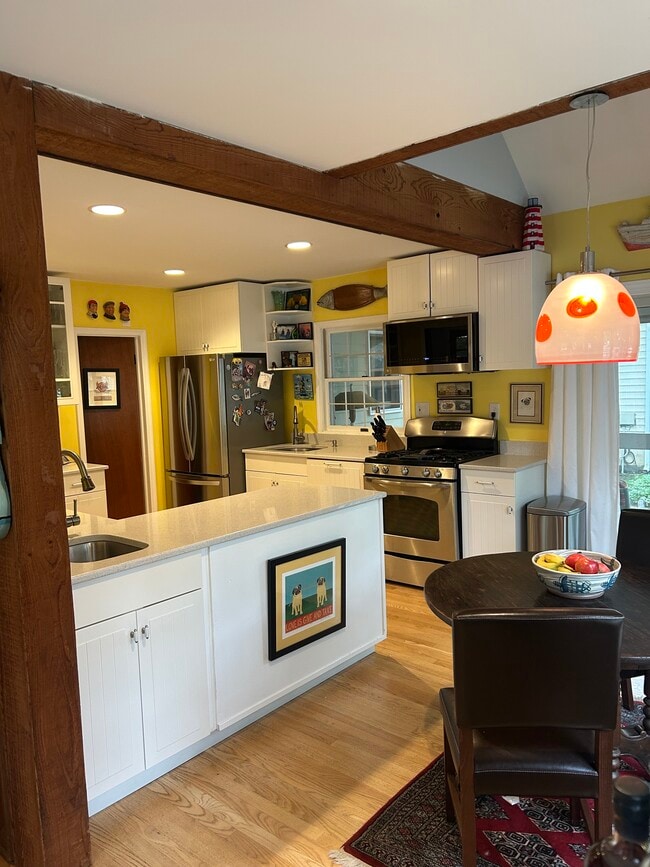 Quartz counters and gas cooking and walk in pantry - 1111 Van Buren St
