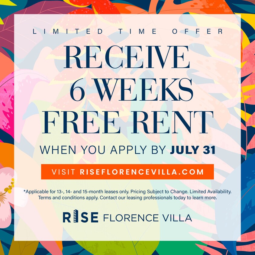 RISE Florence Villa Townhomes for Rent Davenport, FL