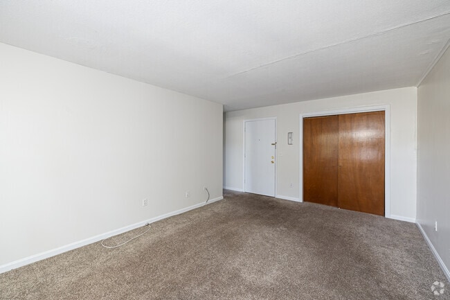 2BR, 1BA - 975SF - Living ROom - Westphal Apartments
