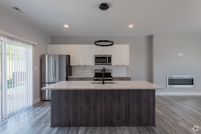 Kitchen counter/cabinets - The Modern Apartments