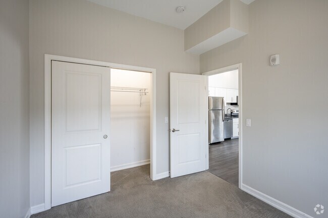1BR, 1BA - 550SF - Bedroom/Closet - The Bradford