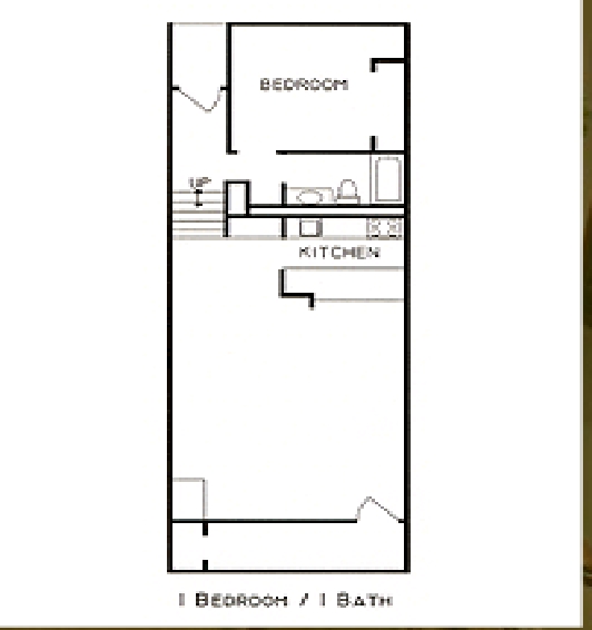 1HAB/1BA - Creekside Place