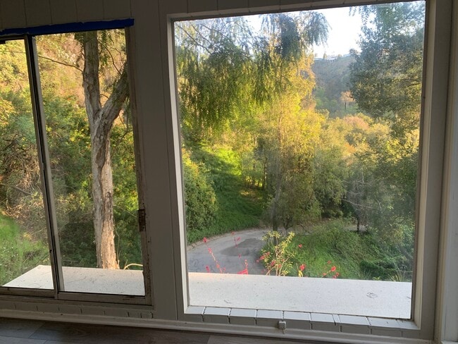 Views down driveway - 11036 Anzio Rd