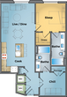 B3 - 1 Bed + Office